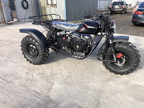 Мотовездеход Атаман Трайк 9л.с. сафари (с маятником) с электрозапуском